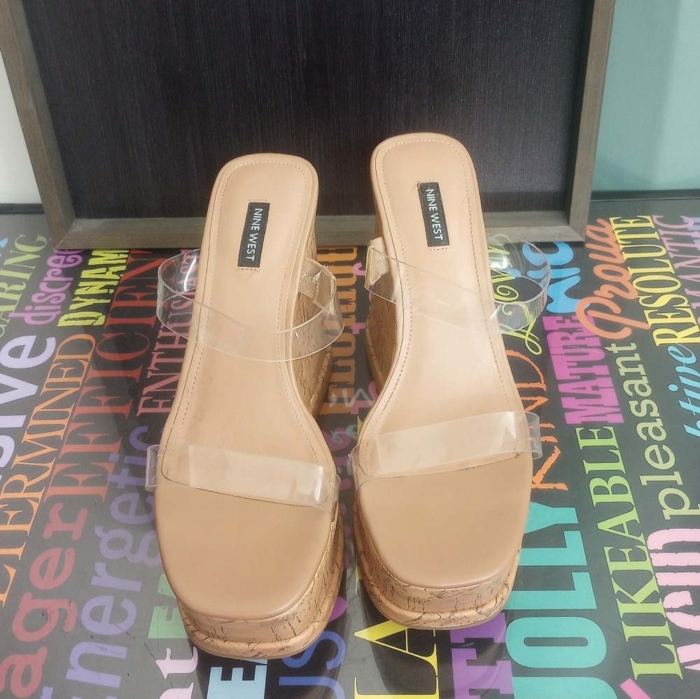 Cool Clear Platform Wedges
